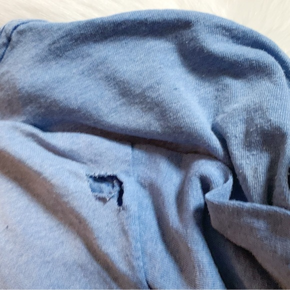 FORD Vintage Blue Distressed Stained Ford Motor Co Logo Graphic TShirt XXL - Picture 4 of 7